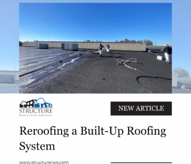 Reroofing built-up roofing system