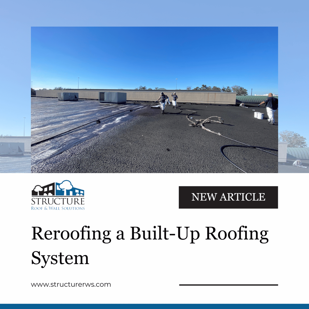 Reroofing built-up roofing system